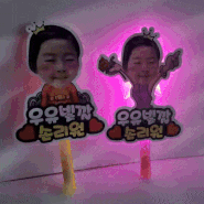 LED 응원봉 초등학생 연예인 기살려주기 대회 팬미팅