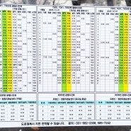 서울 잠실에서 가평 가는 방법 7000번 버스 (2024년 시간표, 타는곳, 소요시간, 가격 등)