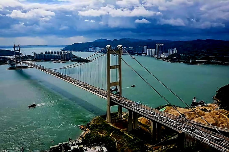 세계에서 가장 위험한 다리  - 칭마 대교, 홍콩Tsing Ma Bridge – Hong Kong