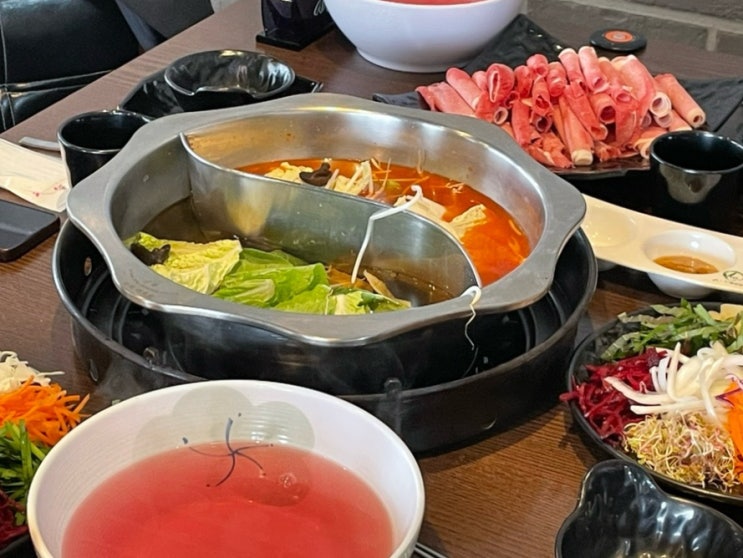 기장 맛집 놀이방 있는 샤브쌈주머니 부산오시리아점