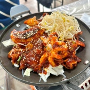 [태안] 안면도 갑오징어 볶음 맛집 명가식당