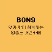휴일에 가기 좋은 근교 애견카페 BON9(in 영종도)