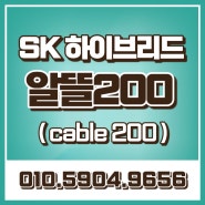 SK Btv 알뜰200 채널 및 월요금 알아보기