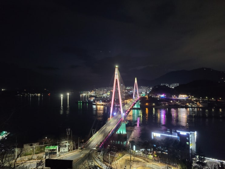 여수야경코스 여수 돌산공원 돌산대교 해상케이블카 돌산탑승장 야경명소 인생샷 추천 : 네이버 블로그