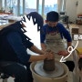 인천 서구 녹청자박물관, 도자기 만들기 물레 체험 방법