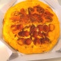 노모어피자 옥수수 새우 피자 / 더블 페페로니 피자 ( 반반 피자 ) 후기 - 노모어피자 이수역점 내돈내산