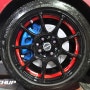 레이 엑시오스포츠 RS07 블랙레드 15인치휠 튜닝