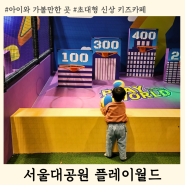 서울대공원 과천 플레이월드 방문 후기