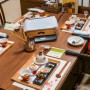 [홋카이도] 4박5일 가족여행 : 유라쿠소안 가이세키 석식, 조식 그리고 대욕탕