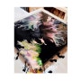[플루이드아트클래스] 바람에 흩날리는 꽃잎을 아름다운 추상작품으로 완성한 아크릴플루이드아트 더치푸어링 클래스 수강생작품 후기