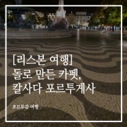 [리스본 여행] 길을 장식하는 아름다운 석조 카펫 - 칼사다 포르투게사(CALCADA PORTUGUESA)