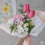 유치원 졸업식 인형 꽃다발 만들기 다이소조화로 셀프 준비