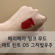 페리페라 잉크 무드 벨벳 틴트 05 그저빛우주 웜톤틴트!