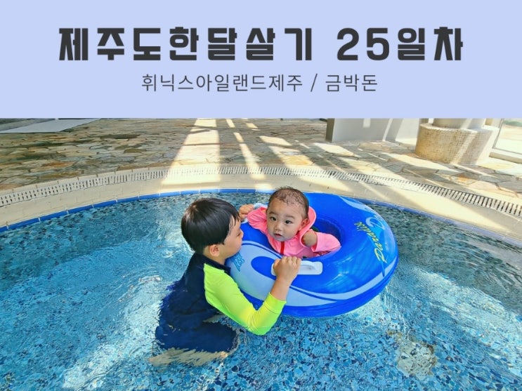 제주도 한 달 살기 #25 휘닉스아일랜드제주, 금박돈 (제주여행...