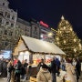 체코 프라하 여행 바츨라프 광장 야경 크리스마스마켓
