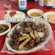 부산 남포동 술집 닭똥집 맛집 [소문난똥집이모] 노포 감성 충만!