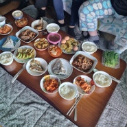 맛 그리고 음식, 광주 어느 가정의 가족 모임 음식, 갈비찜, 병어, 굴비, 김치, 전, 김치국, 깍두기