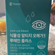 바쁜 직장인에 눈건강을 위한 식물성 알티지오메가3 루테인 플러스