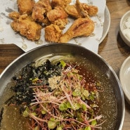 [충주 맛집] 메밀 막국수와 치킨의 꿀조합! '중앙탑 메밀마당'