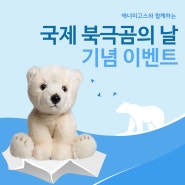 [체험단 모집] 애너미고스 북극곰 동물 인형 체험단을 모집합니다.