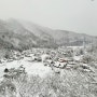 다카야마 여행 (13) 시라카와고 전망대, 눈 쌓인 마을