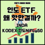 성장세가 무서운 인도 ETF 2종 비교 : INDA, KODEX 인도Nifty50
