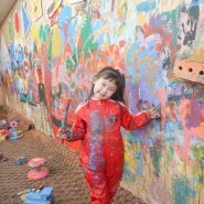 창원 아이와 가볼만한곳 북면 키즈카페 꼬막도 실내놀이터 미술 색모래 놀이