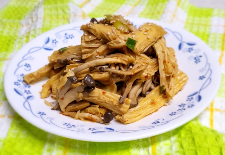 마라탕 재료 푸주 마른 두부껍질 푸주 요리 푸주 불리기 푸주 느타리버섯 조림 양념 레시피 만드는 법 : 네이버 블로그