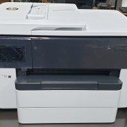 HP OfficeJet Pro 7740 Wide Format - 952헤드 혼색, 색빠짐, 펌웨어다운 [컴프링크] 용인 동백 죽전 분당 성남 프린터 수리 임대 판매