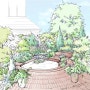 조경스케치 건축스케치 스케치교재리뉴얼 정원계획 정원스케치 신티크 프로16 포토샵스케치 디지털스케치