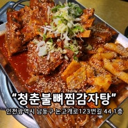 인천남동구맛집 뼈찜이 땡길땐 청춘불뼈찜감자탕