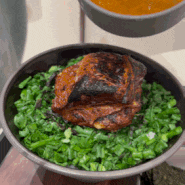 수원스타필드 맛집 유튜버 취요남 팝업스토어 뜸든 - 통삼겹덮밥, 닭껍질 교자