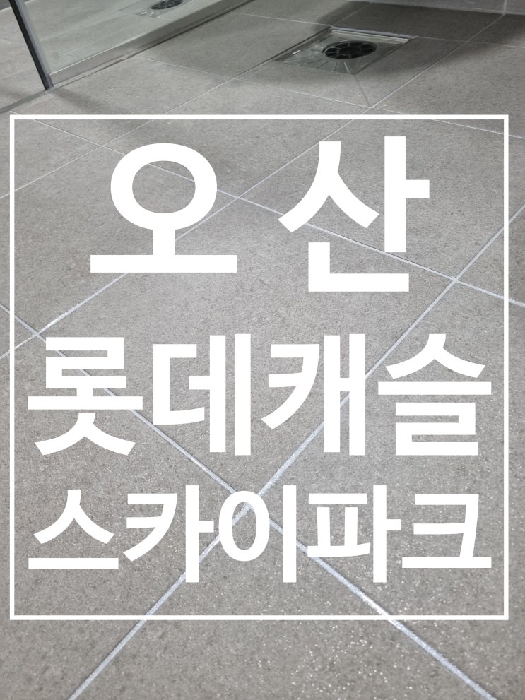 오산 롯데캐슬 스카이파크 대표 시공 사진