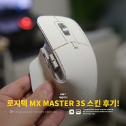 로지텍 MX MASTER 3S 마우스 변색 스킨 커스텀 후기
