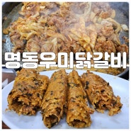 [춘천] 누룽지롤볶음밥이 맛있는 춘천 닭갈비맛집 명동우미닭갈비