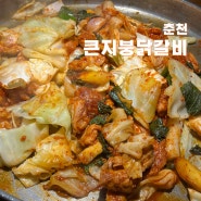 춘천 겨울 데이트 큰지붕닭갈비 막국수 서울 가는길에 퐁당