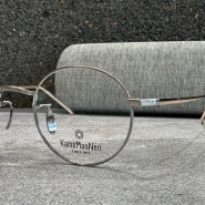가벼운 티타늄 원형 안경 가메만넨 베스트 KMN 109