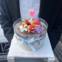 창원 용호동 가로수길 버터레몬디저트샵 생화 장식에 과일, 초코 수제 케이크가 맛있는 카페 경남 기념일 케이크 추천