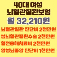 뇌혈관질환보험으로 40대 여성 보장 준비하기