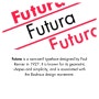 산세리프 영어 폰트 추천 Futura Font