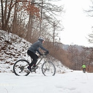 겨울 가평 주금산 & 개주산 자전거 눈꽃 스노우 라이딩(2024.01.04)