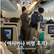 미국 여행 인천 LA 직항 왕복 비행기 항공권 아시아나 이용 후기