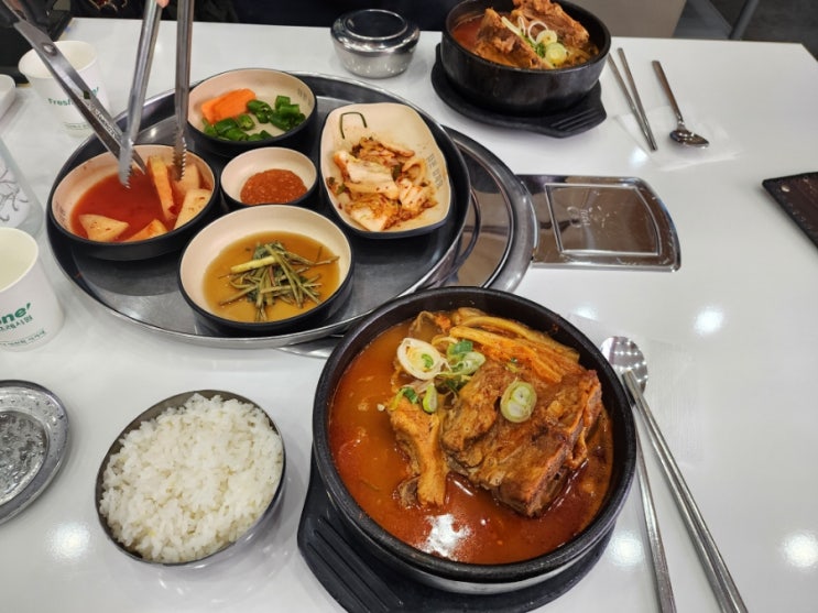 서산 맛집, 놀이방이 있는 더본감자탕 서산점, 점심특선...