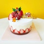 [청라]딸기케이크맛집 동물성 생크림
