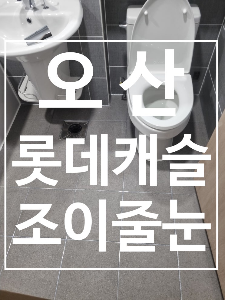 오산롯데캐슬 스카이파크 대표 시공 사진