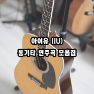 아이유 - 통기타 연주곡 모음집 - (악보 다운로드, 동영상 샘플)