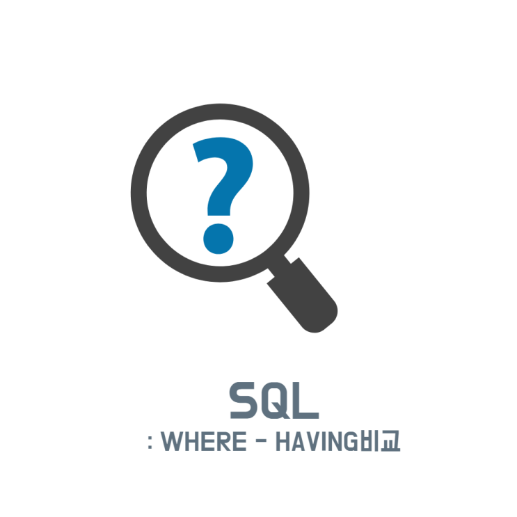 Sql where having 