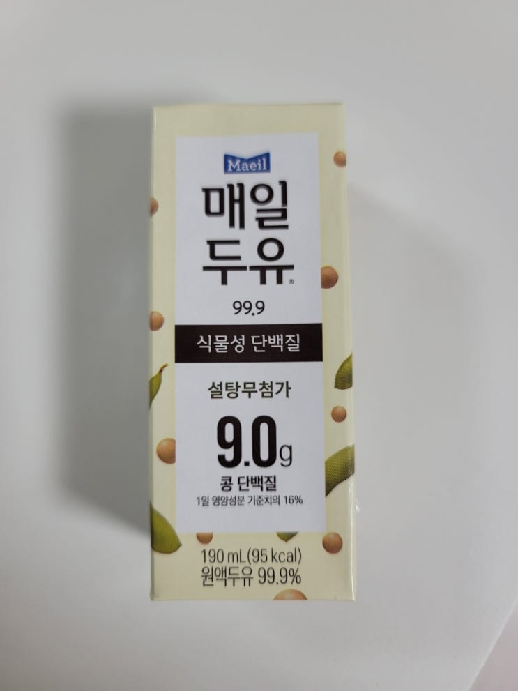[혈당실험] 매일유업 매일두유 99.9 - 저당 두유 / 무설탕 두유 / 혈당 모니터링