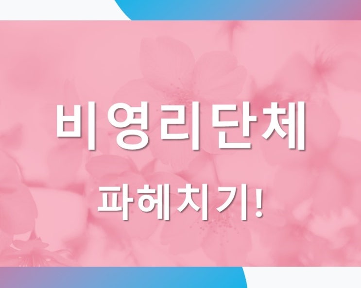 비영리단체의 종류와 개념 : 네이버 블로그