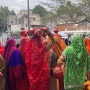 인도 생활)구르가온,델리 에서 만난 사람들_인도의 결혼식 축제 _인도 여행, 전통 옷, 붉은 단지의 의미🦚